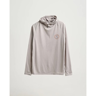 Tentacles Hooded Long Sleeve Sunshirt Upf50+ / Fishing Jersey - Stone Grey