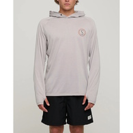 Tentacles Hooded Long Sleeve Sunshirt Upf50+ / Fishing Jersey - Stone Grey