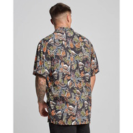 The Island Captain Short Sleeve Woven Shirt - Black