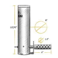 Usb Rechargeable Classic Stainless Smoke Generator - 3 Litre