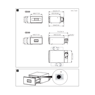 Cd-20 12/24V Rv / Boat Drawer Load Fridge - 20 Litre