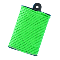 4mm x 13m Braided Rope Cord - Neon Green
