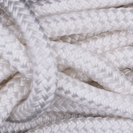 Double Braid Polyester Dock Line 10Mm X 4.6M - White