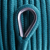 Double Braid Nylon Anchor Rope Pack 12Mm X 60M - Teal
