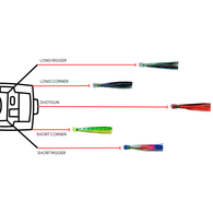 Jonah's Kona Xt Single Hook Rigged Lure - Inky Squid