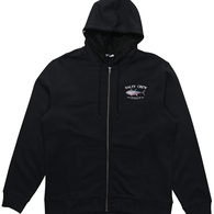 Big Blue Lined Zip Thru Fleece - Black