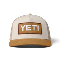 Logo Fx Suede Brim Trucker Hat Khaki / tan 