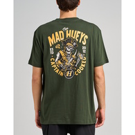 The Captain Cooked Short Sleeve Tee Shirt - Oil Green