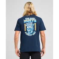 Skull Bucket List Short Sleeve Tee - Navy