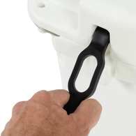 Ice Box With Bail Handle White 25L
