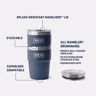 Rambler 16Oz (473Ml) Stackable Tumbler - Ultramarine Violet
