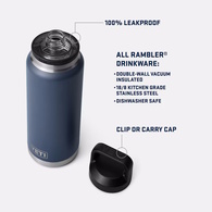 Rambler 36Oz (1065Ml) Bottle W/Chug Cap - Ultramarine Violet