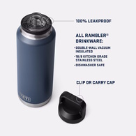 Rambler 46Oz (1360Ml) Bottle W/Chug Cap - Ultramarine Violet