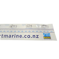 Fish Measure Sticker 75Cm 