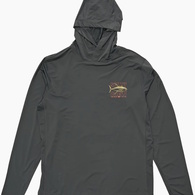 Big Game Hooded Long Sleeve Sunshirt - Vintage Black