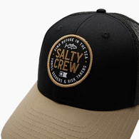 Skipper Retro Trucker Cap - Black/Tan