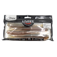 Livies Black Label Softbait 7" Jerkshad - Nehos Nemesis 4-Pk