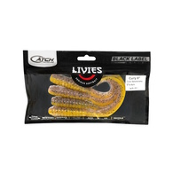 Livies Black Label Softbait 6" Curly Tail - Bananarama 4-Pk