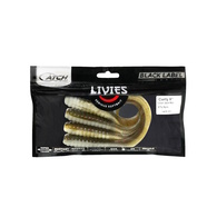 Livies Black Label Softbait 6" Curly Tail - Jack Mac 4-Pk