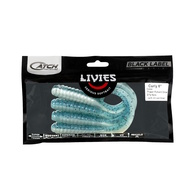 Livies Black Label Softbait 6" Curly Tail - Power Pilchard Glow 4-Pk