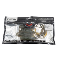 Livies Black Label Softbait 6" Curly Tail - Nehos Nemesis 4-Pk