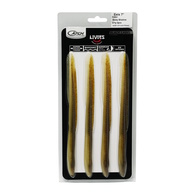 Livies Black Label Softbait 7" Eels - Dusty Shadow 4-Pk
