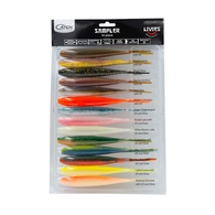 Livies Black Label Softbait 7" Jerkshad - Assorted Colours 14-Pk