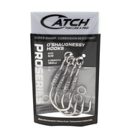 Ss Jig Head O'shaugnessy Hooks W/Lead Gripper,Solid & Split Rings 4-Pk