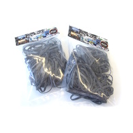 Black UV Resistant Rubber Bands - 45g Per Bag