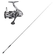 NASCI 2500HG FC SPIN REEL  / SALTY ADVANCE EGING 8'3" 2PCE combo 