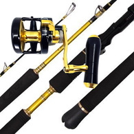 JGX5000 Reel / Acid Wrap 5'4" OHEAD Rod 400G Combo W/Braid