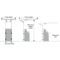 Seagull Retractable T-Top Black