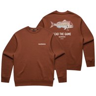 LTG Snapper Long Sleeve Crew Shirt - Rust