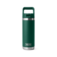 Rambler 18Oz (532Ml) Bottle W/ Straw Cap - Black Forest Green