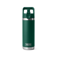 Rambler 18Oz (532Ml) Bottle W/ Straw Cap - Black Forest Green
