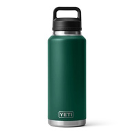 Rambler 46 Oz Bottle Chug Black Forest Green