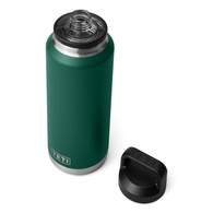 Rambler 46 Oz Bottle Chug Black Forest Green