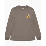 Bill Club Classic Long Sleeve Tee - Charcoal 