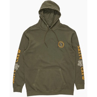 Tentacles Mw Hood Fleece - Dusty Olive 