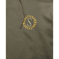 Tentacles Mw Hood Fleece - Dusty Olive 