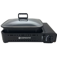 Portable 1 Burner Grill Stove W/ Pan (Disp.Cyl)