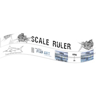 Fish Art Scale Ruler - Striped Marlin 3100 x 75mm 