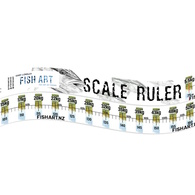 Fish Art Scale Ruler - Kingfish 1800 X 75Mm