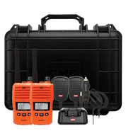 TX6165OTP Waterproof Handheld UHF CB Radio 5/1W Twin Pack Blaze Orange
