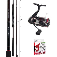 24 Fuego 4000D-C / Fuego 7102 HFS-NZ Softbait Combo + braid