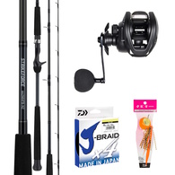 Saltist X 150 BC / Strikeforce II 662MHFB-NZ + Braid & Kohga lure 