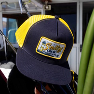 Salty Crew Ashore Boys Trucker Navy Gold