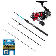 SIENNA 2500 FG / 25 Aquatip Graphite 7'9" 2PCE 2-5KG LIGHT SPIN combo