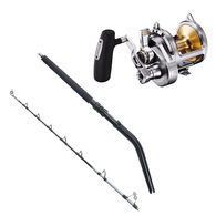 24 Talica 25 A 2-Speed / 25 Abyss Sw 5'6" 50Lb Game Combo (Dual Butt) 