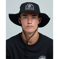 Mad Hueys Hat Wide Brim Fishing Club Black